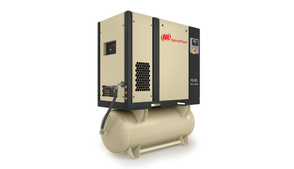 Arle Compressors of Florida of Florida industrial air compressor on a white background.