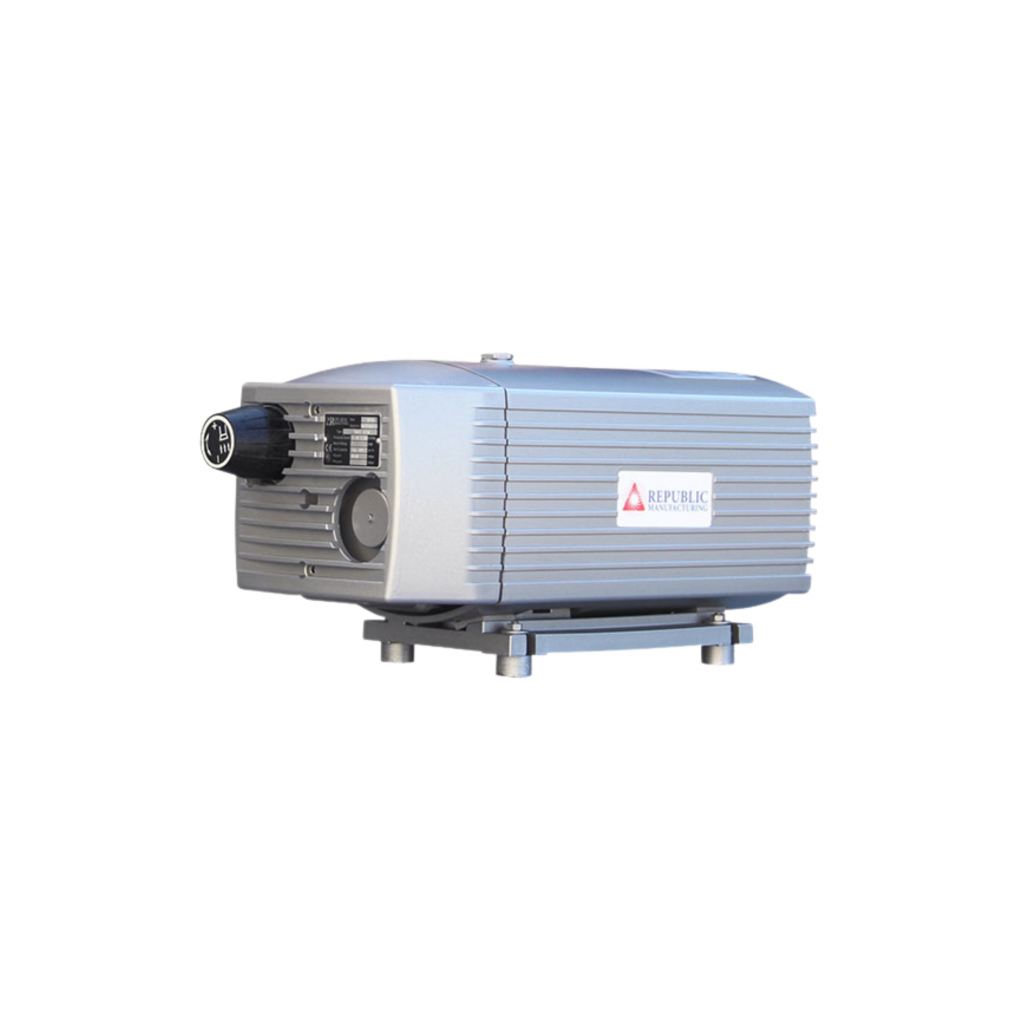 Republic Manufacturing oil-less rotary vane vacuum pump unit