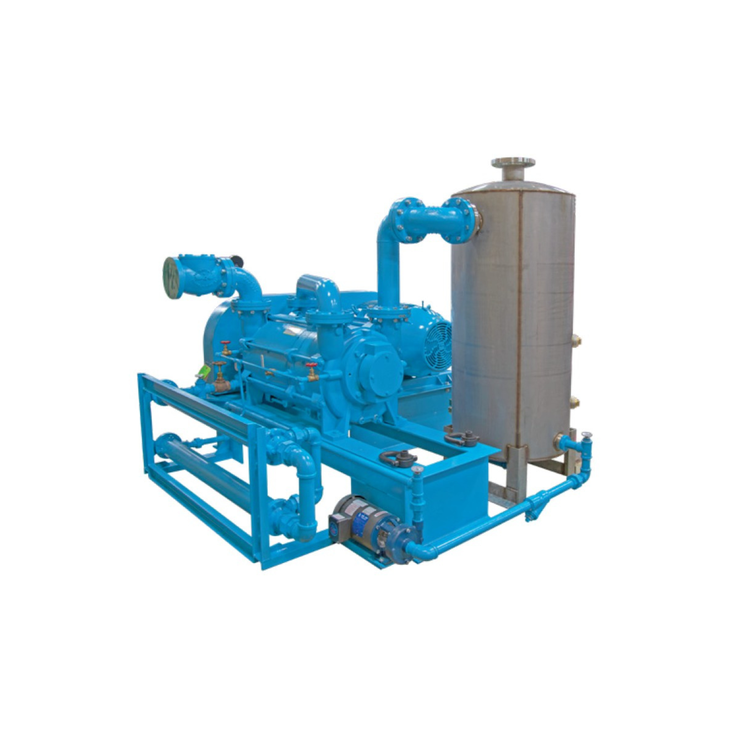 Kinney liquid ring vacuum pump system with separator vessel